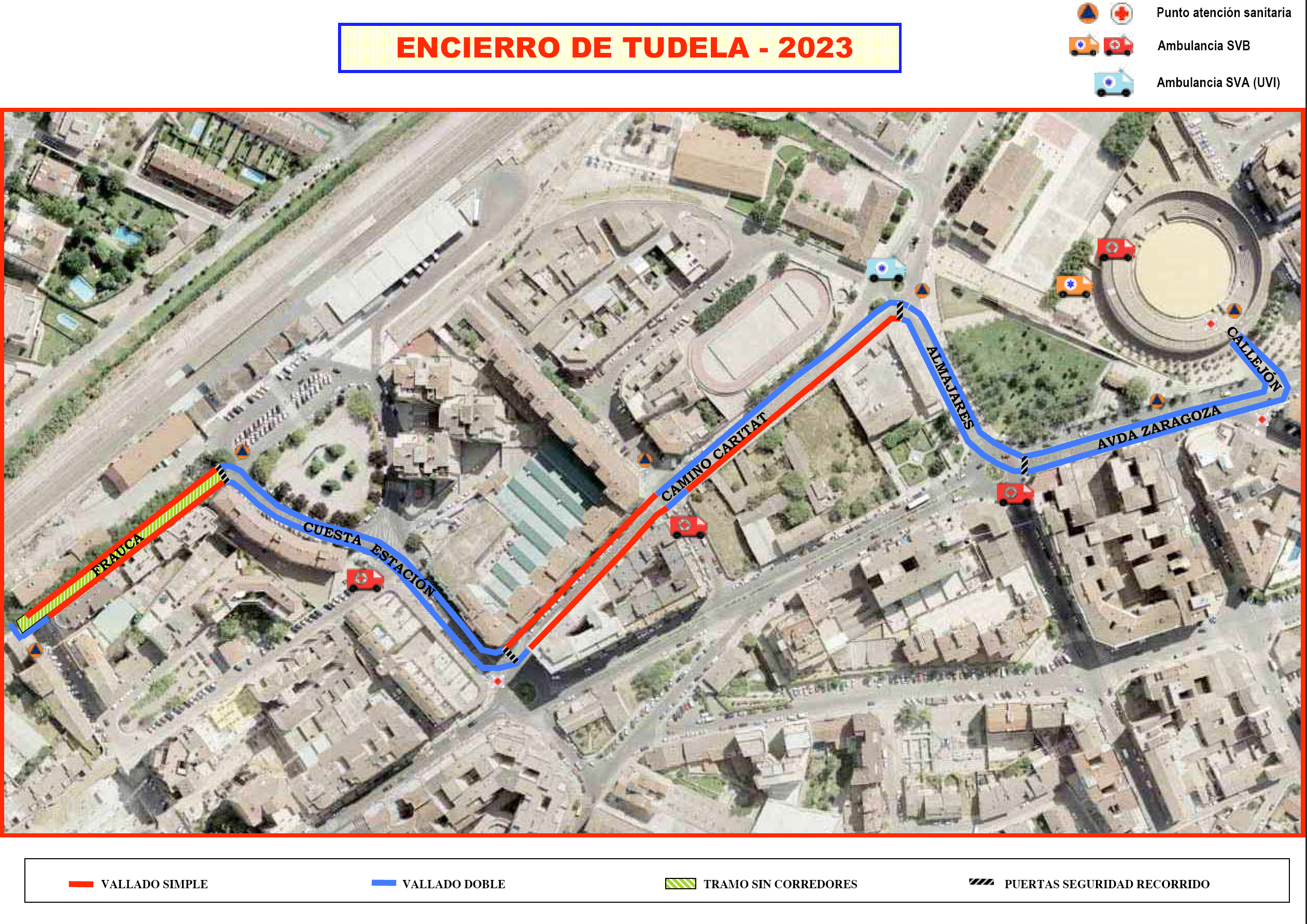 Recorrido del encierro